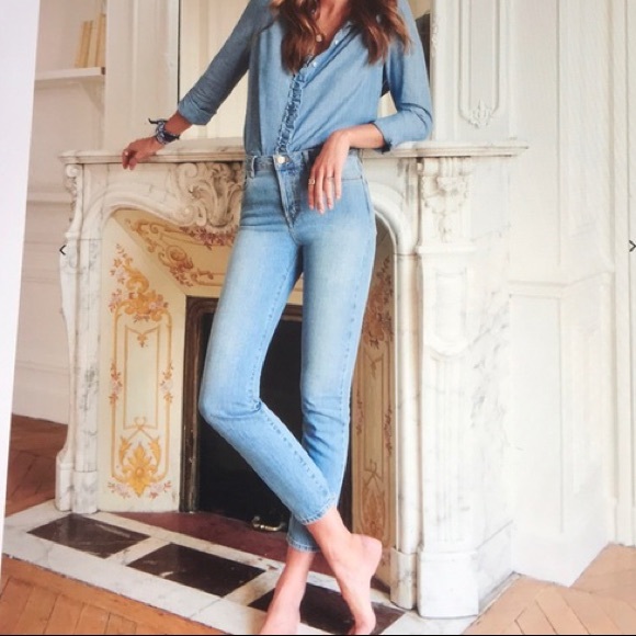 Sezane Denim - Sezane High Waisted Ankle Jeans Size 30